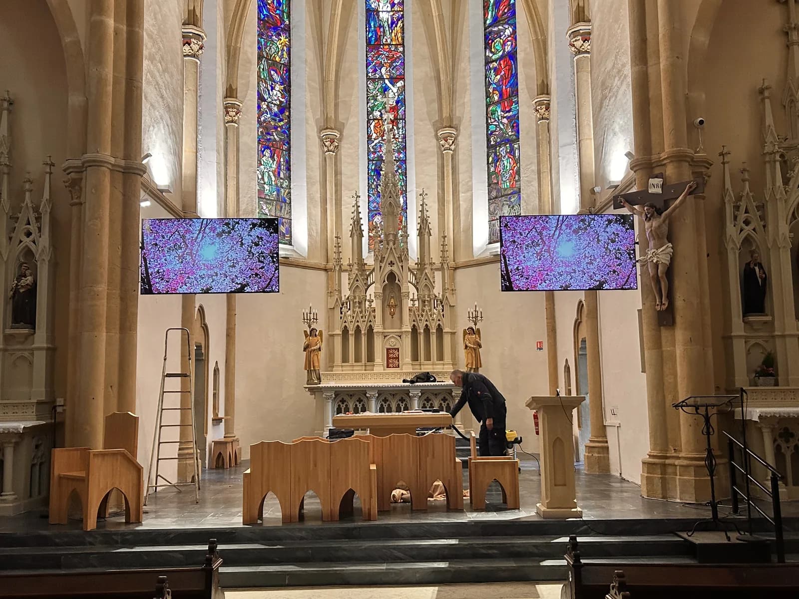 Console audio pour une église ou une paroisse